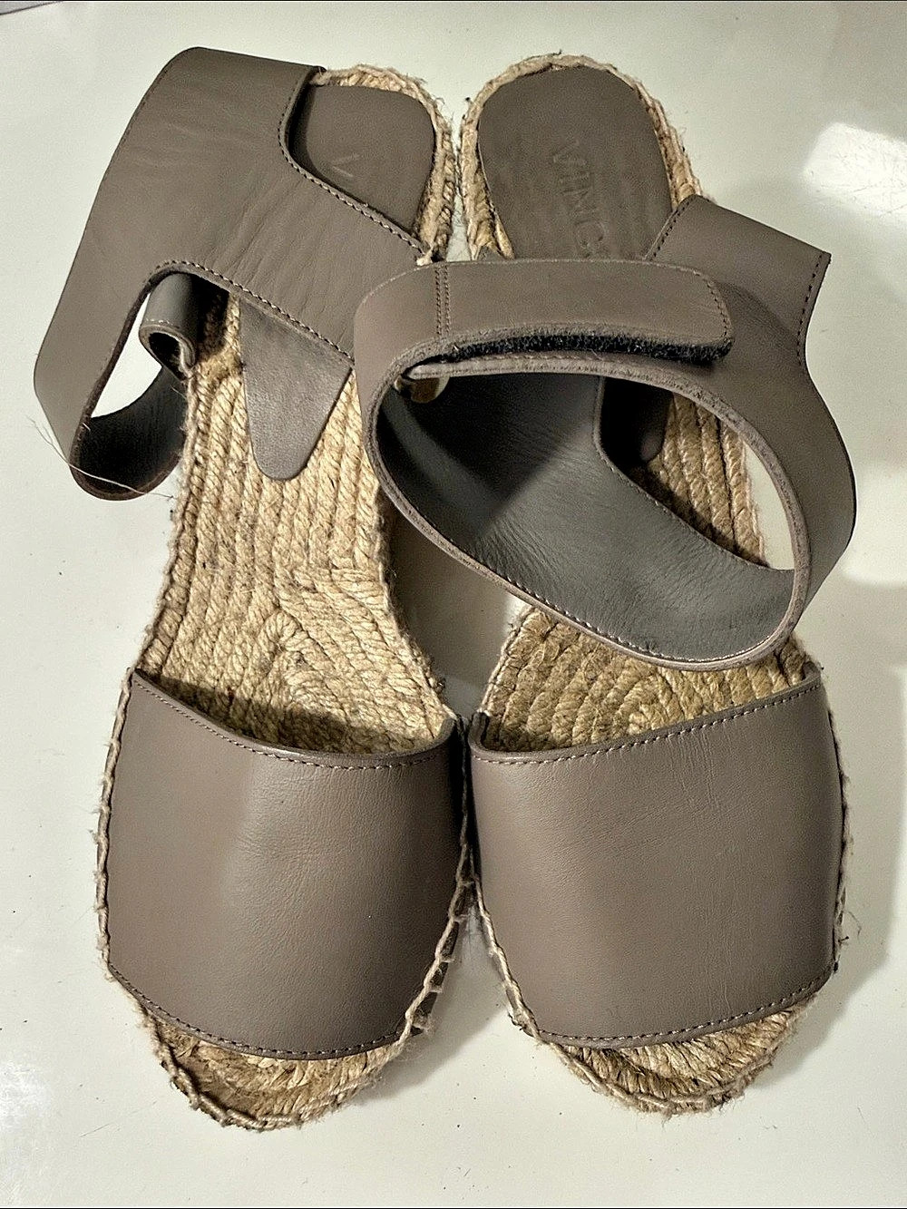 Vince Espadrille Wedge Sandals in Brown US 8 M